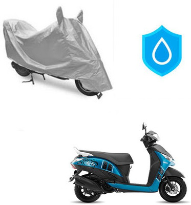 Atulit enterprises Two Wheeler Cover for Yamaha(Alpha, Silver)