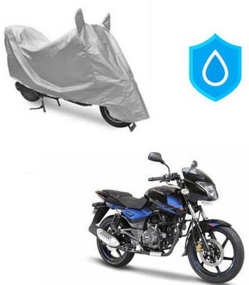 THE REAL ARV Waterproof Two Wheeler Cover for Bajaj(Pulsar 150 DTS-i, Silver)