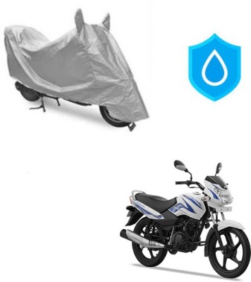 Atulit enterprises Two Wheeler Cover for TVS(Star Sport, Silver)