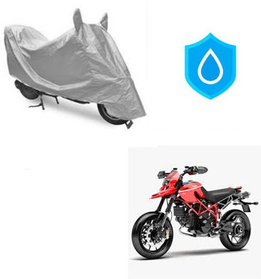 HYBRIDS COLLECTION Waterproof Two Wheeler Cover for Ducati(Hypermotard, Silver)