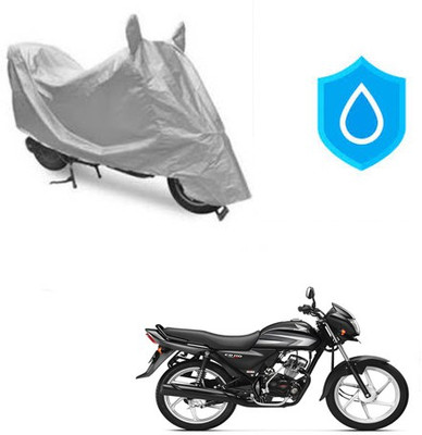 HYBRIDS COLLECTION Waterproof Two Wheeler Cover for Honda(CD, Silver)