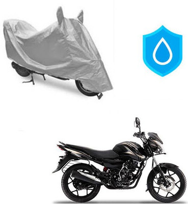 Atulit enterprises Two Wheeler Cover for Bajaj(Discover 150 s, Silver)