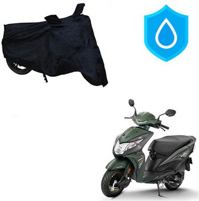 HYBRIDS COLLECTION Waterproof Two Wheeler Cover for Honda(Dio, Black)