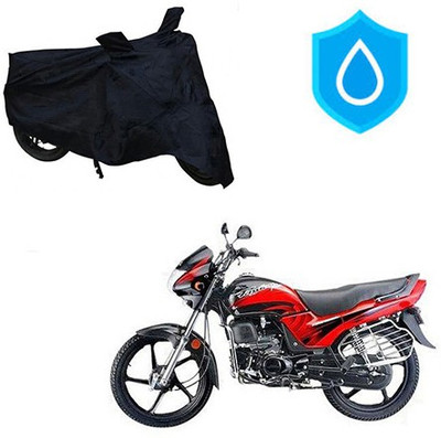 Amozkart Waterproof Two Wheeler Cover for Honda(Passion Plus, Black)