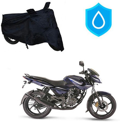 saanvi Waterproof Two Wheeler Cover for Bajaj(Pulsar 135 LS DTS-i, Black)
