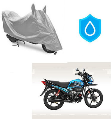 RPSENTTERPR Waterproof Two Wheeler Cover for Honda(Passion Pro TR, Silver)