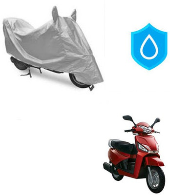 Atulit enterprises Two Wheeler Cover for Mahindra(Gusto, Silver)