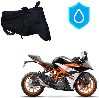 Atulit enterprises Two Wheeler Cover for KTM(RD 350, Black)