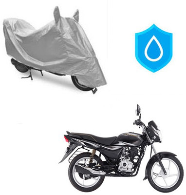 Atulit enterprises Two Wheeler Cover for Bajaj(Platina 100 DTS-i, Silver)