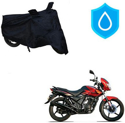 Atulit enterprises Two Wheeler Cover for TVS(Flame DS 125, Black)
