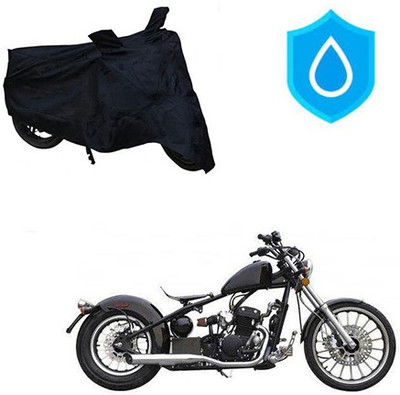 THE REAL ARV Waterproof Two Wheeler Cover for Harley Davidson(Bobber 350, Black)