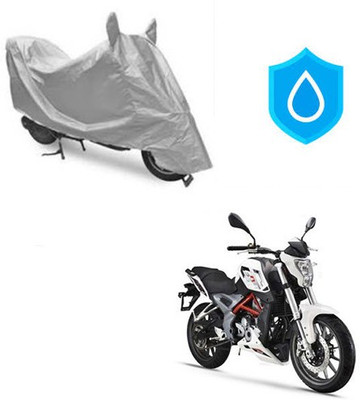 Atulit enterprises Two Wheeler Cover for DSK Benelli(TNT 25, Silver)