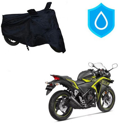RPSENTTERPR Waterproof Two Wheeler Cover for Honda(CBR 250R, Black)