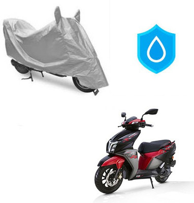 Atulit enterprises Two Wheeler Cover for TVS(NTORQ, Silver)
