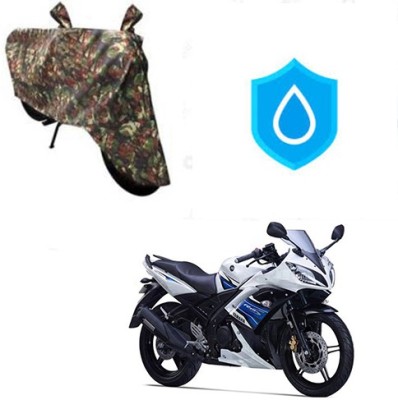 Atulit enterprises Waterproof Two Wheeler Cover for Yamaha(YZF R15 S, Multicolor)