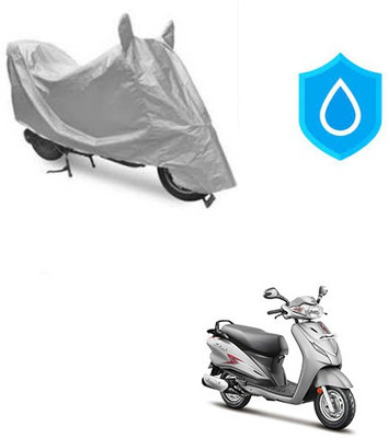Atulit enterprises Two Wheeler Cover for Hero(Moto Corp Duet, Silver)