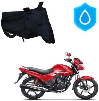 HYBRIDS COLLECTION Waterproof Two Wheeler Cover for Hero(Achiever, Black)