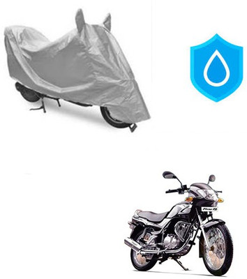Atulit enterprises Two Wheeler Cover for TVS(Fiero F2, Silver)
