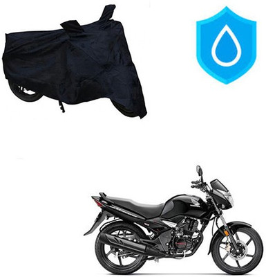 HYBRIDS COLLECTION Waterproof Two Wheeler Cover for Honda(Unicorn, Black)