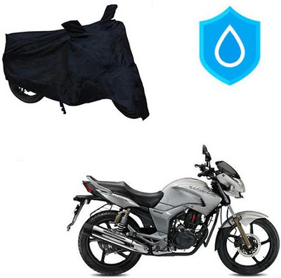 Amozkart Two Wheeler Cover for Hero(Hunk, Black)