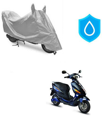 Atulit enterprises Waterproof Two Wheeler Cover for Hero(Electric Cruz, Silver)