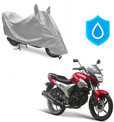 Atulit enterprises Two Wheeler Cover for Yamaha(SZ X, Silver)