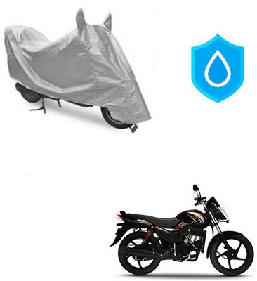 Atulit enterprises Two Wheeler Cover for Mahindra(Pantero, Silver)