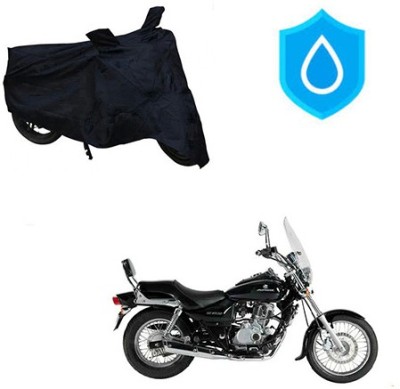 Amozkart Two Wheeler Cover for Bajaj(Avenger 220 DTS-i, Black)