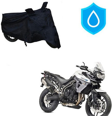 Atulit enterprises Two Wheeler Cover for Universal For Bike(Black)