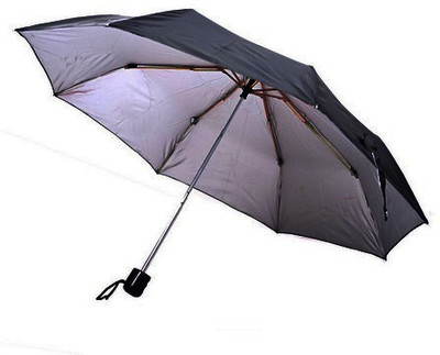K.C. PAUL & SONS 3FOLD BLACK Umbrella(Black)