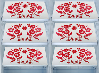 E-Retailer Fridge Mat(Width: 30 cm, Red)