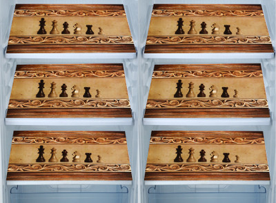 E-Retailer Fridge Mat(Width: 30 cm, Brown)