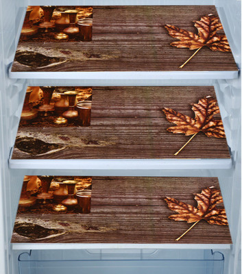 E-Retailer Fridge Mat(Width: 30 cm, Brown)