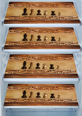 E-Retailer Fridge Mat(Width: 30 cm, Brown)