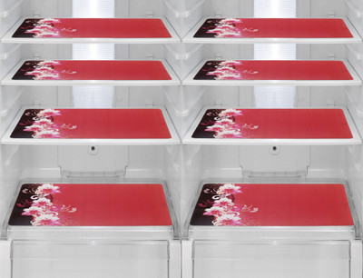 E-Retailer Fridge Mat(Width: 28 cm, Red)