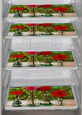E-Retailer Fridge Mat(Width: 29 cm, Multicolor)
