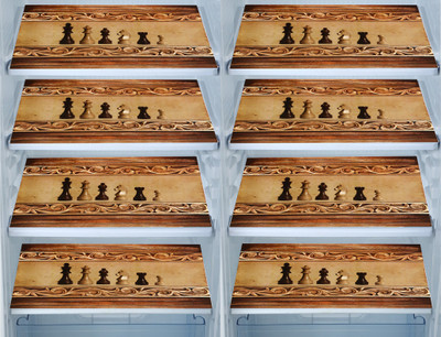 E-Retailer Fridge Mat(Width: 28 cm, Brown)