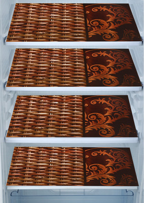 E-Retailer Fridge Mat(Width: 30 cm, Brown)