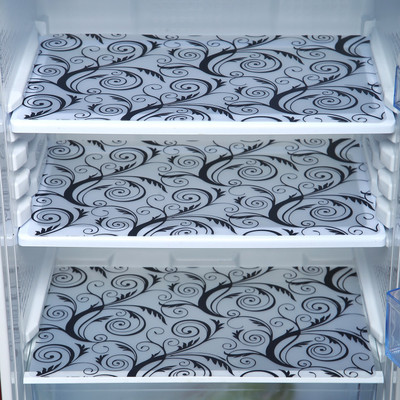 E-Retailer Fridge Mat(Width: 30 cm, Black)