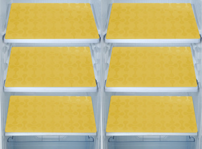 E-Retailer Fridge Mat(Width: 28 cm, Yellow)