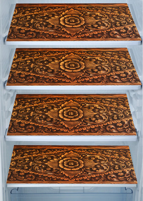 E-Retailer Fridge Mat(Width: 30 cm, Brown)
