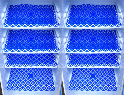 E-Retailer Fridge Mat(Width: 28 cm, Blue)