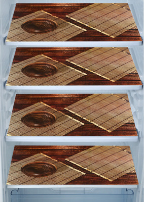 E-Retailer Fridge Mat(Width: 30 cm, Brown)