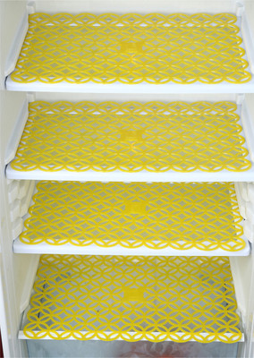 E-Retailer Fridge Mat(Width: 30 cm, Yellow)