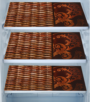 E-Retailer Fridge Mat(Width: 30 cm, Brown)