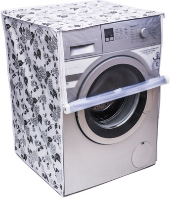 Elito Front Loading Washing Machine  Cover(Width: 63 cm, Black, Grey)
