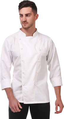 Kodenipr Club Blended Chef's Apron - Medium(White, Single Piece)