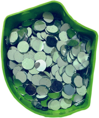 RUHAILA 14 MM SQUIRE SHAPE MIRROR -300 PCS FOR ART CRAFT AND JWELLERY AND EMBRIODERY WORKS