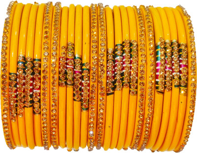 555 BABA LAHTHI Lac Bangle Set(Pack of 24)