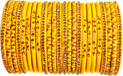 555 BABA LAHTHI Lac Bangle Set(Pack of 24)